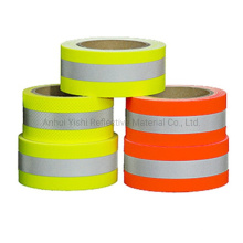 Hi Vis Fire Flame Retardant Yellow-Silver-Yellow Reflective Tape